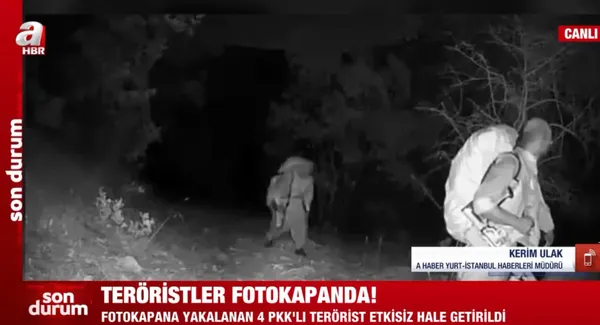 SİHA'lar Siirt'te teröristleri böyle avladı! 4 PKK'lı fotokapana yakalandı - 1