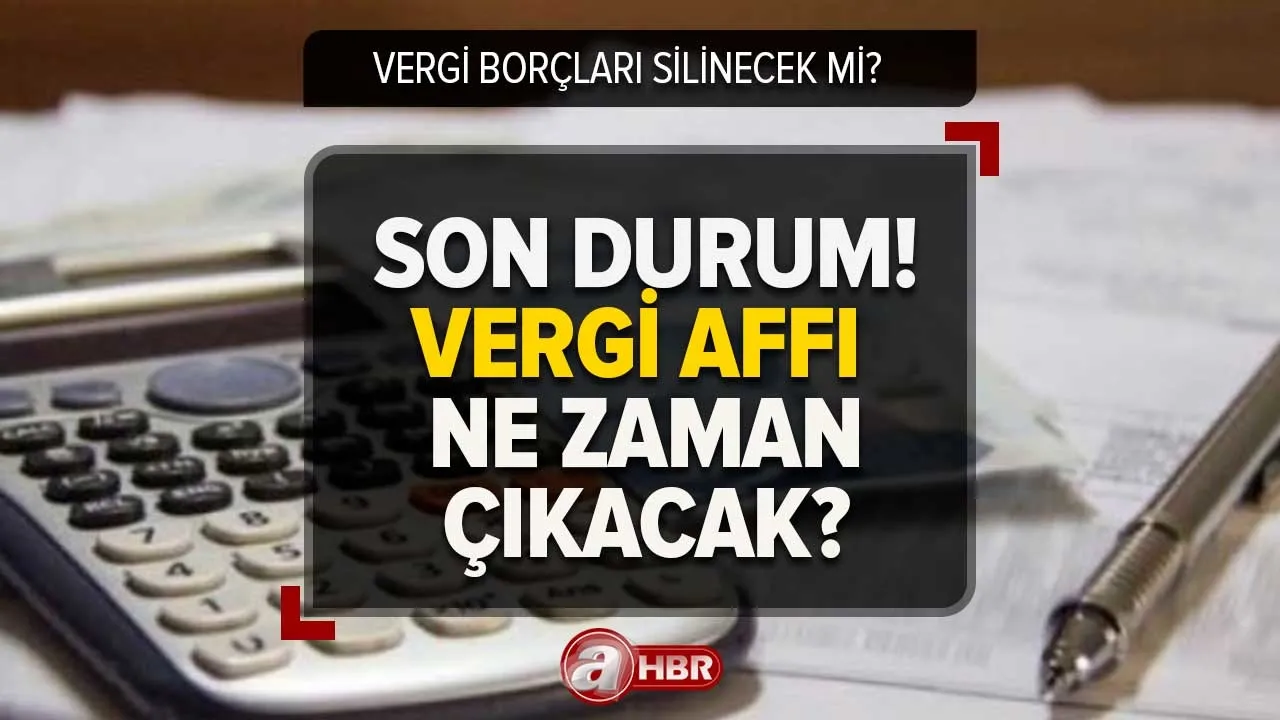 Vergi borçları silinecek mi? Vergi affı Meclis'ten geçti mi, ne zaman çıkacak? 8 Mart son durum