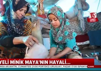 8 yaşındaki Maya'nın yürek burkan hikayesi