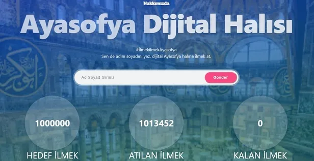 TÜGVA Ayasofya halısı imzalama kampanyası! 2020 Ayasofya dijital halısı dokuma nasıl yapılır?