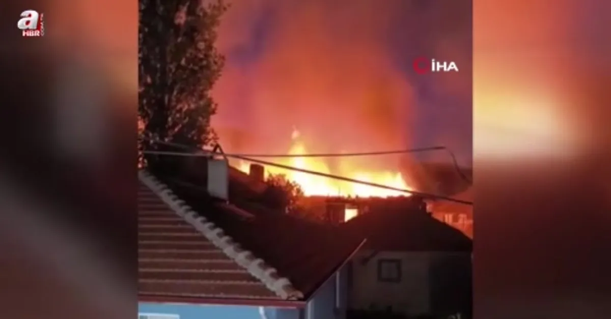Kızılcahamam’da 5 evde yangın çıktı