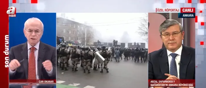 Kazakistan Ankara Büyükelçisi Abzal Sparbekuly A Haber'de! Olayların arkasında FETÖ mü var? - 7