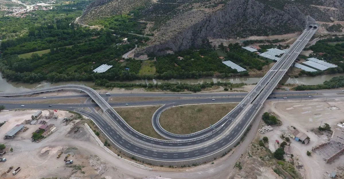 Son dakika: Amasya çevre yolu cumartesi günü açılıyor! Amasya şehir geçişini yarım saatten 7 dakikaya indirecek...