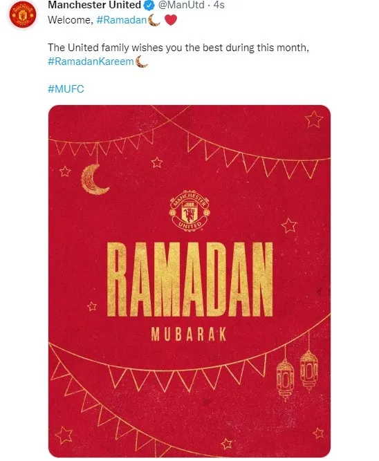 Dünyanın önde gelen kulüplerinden Ramazan ayı mesajı: Liverpool, Barcelona, Manchester United, Milan, Inter... - 1