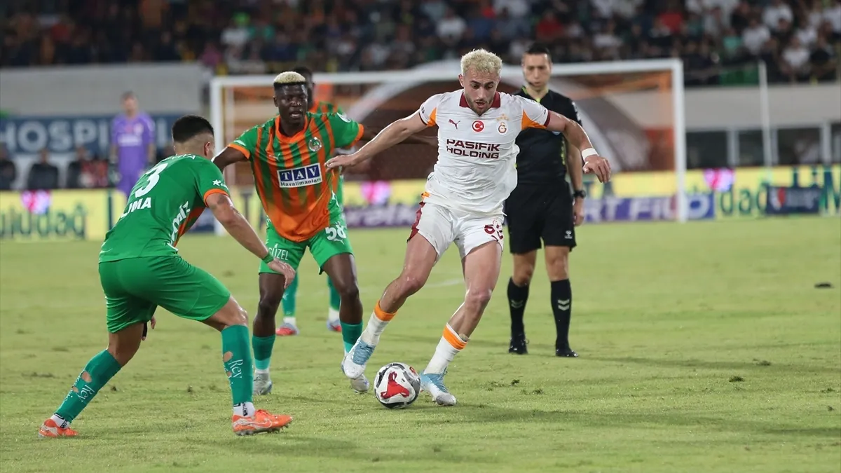 Galatasaray Alanyaspor'u 1-0 mağlup etti! Aslan 7’de 7 yaptı