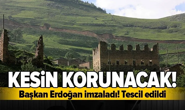 Gümüşhane'deki Santa Harabeleri, 'kesin korunacak hassas alan' olarak tescillendi