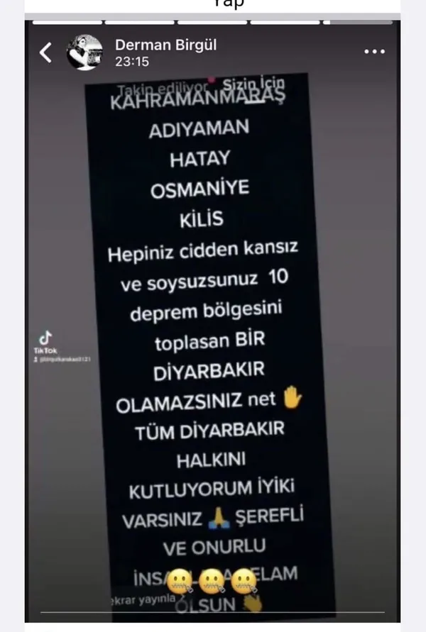 CHP’li belediye çalışanı depremzedelere kin ve nefret kustu: Hepiniz cidden kansız ve soysuzsunuz
