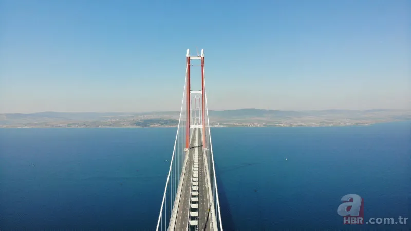 Çanakkale Ruhu, 1915 Çanakkale Köprüsü'nde yaşıyor: 4 top mermisi detayı 2