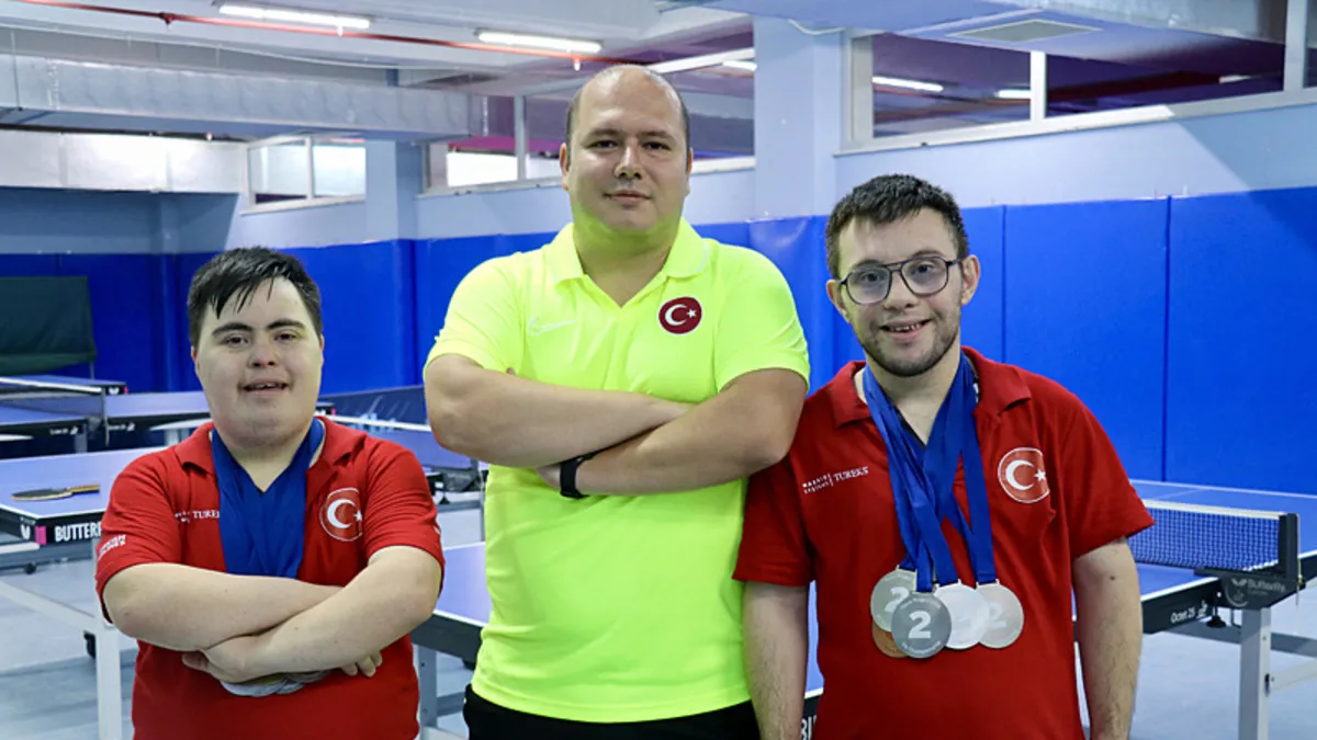 Down sendromlu milli sporcular Dünya için ter döküyor!