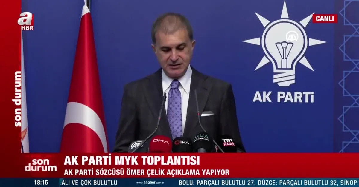 Ömer Çelik'ten MYK toplantısı sonrasında önemli açıklamalar