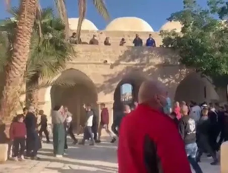 Hz. Musa Cami’nde rezalet görüntüler! Alkollü uyuşturuculu yılbaşı partisi düzenlediler