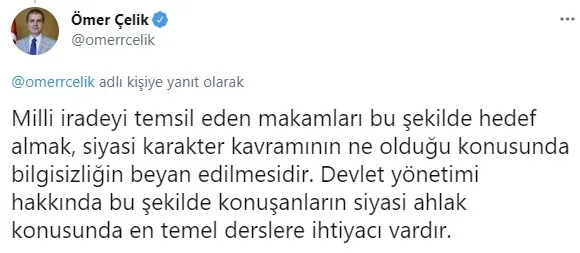 Son dakika: AK Parti Sözcüsü Ömer Çelik'ten CHP Genel Başkanı Kılıçdaroğlu'na sert tepki - 3