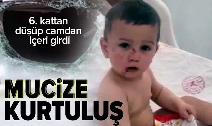 İstanbul'da 6. kattan düşen 2 yaşındaki çocuğun mucize kurtuluşu