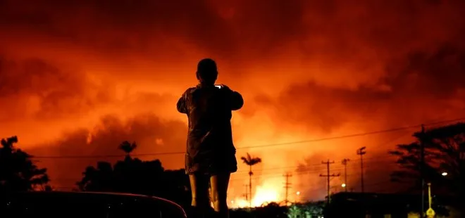 Hawaii’de lavlar 117 evi yok etti