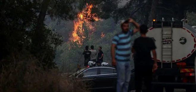 Bursa’da orman yangını! Dumanlar gökyüzünü kapladı