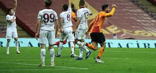 Galatasaray son anda geri döndü! Galatasaray 1-1 Trabzonspor MAÇ SONUCU-ÖZET