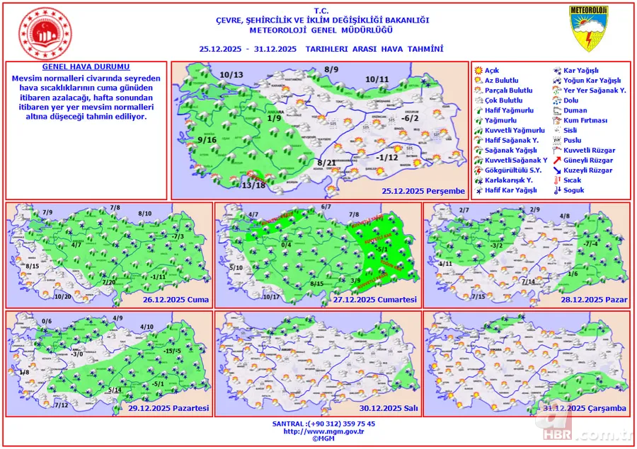 Meteoroloji'den yeni sistem uyarısı: Kar, don, keskin soğuk... Hepsi birden geldi 16