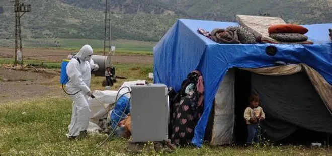 Gaziantep’e gelen 1500 mevsimlik tarım işçisi çadırlarında karantinada