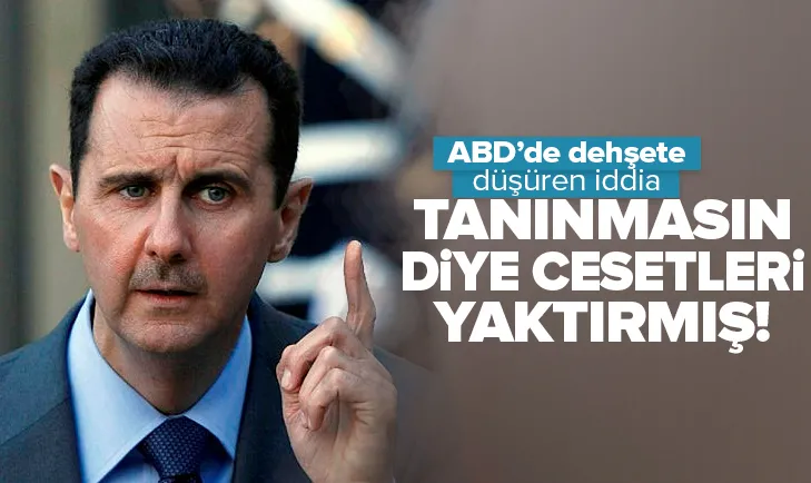 Cesetler tanınmasın diye yaktırmış! Esad hakkında korkunç iddia