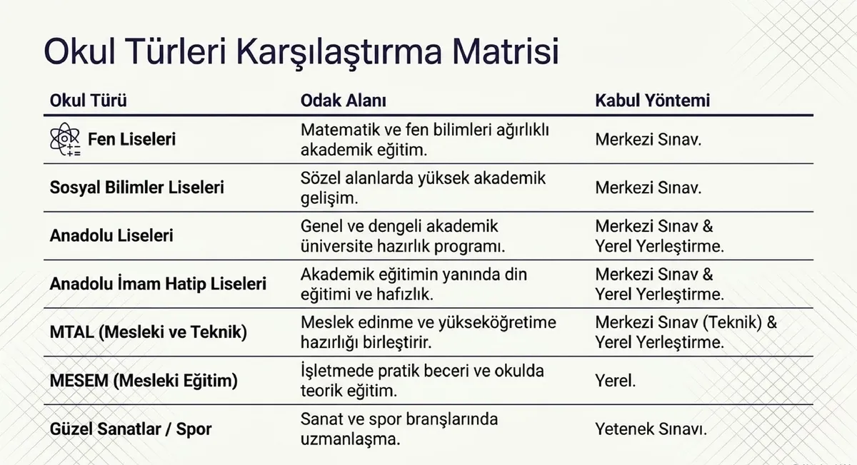 Tercih sürecinde aynı okul türünden en fazla üç okul yazılabilecek. (Fotoğraf: A Haber)