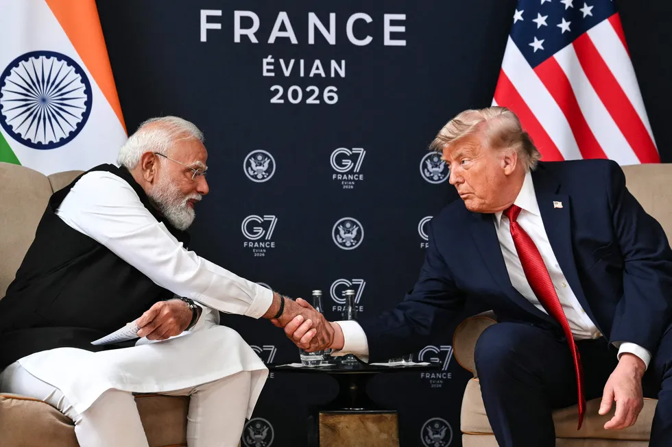 ABD Başkanı Donald Trump ve Hindistan Başbakanı Narendra Modi (REUTERS)