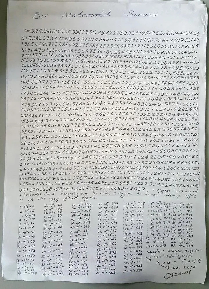 Tüm malvarlığını vereceği matematik sorusunu doğru çözen olmadı - 1