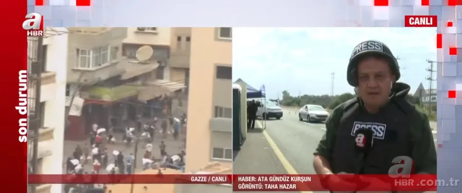 İsrail askerlerinden A Haber'e müdahale! Gazze'ye ölüm yağdırmaya gidiyorlar 8