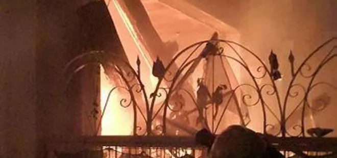 Villada korkutan yangın!