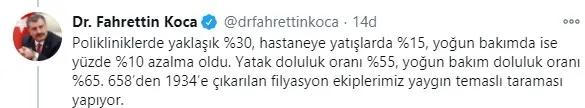 Sağlık Bakanı Fahrettin Koca'dan Kovid-19 açıklaması! İyi haberi duyurdu - 2