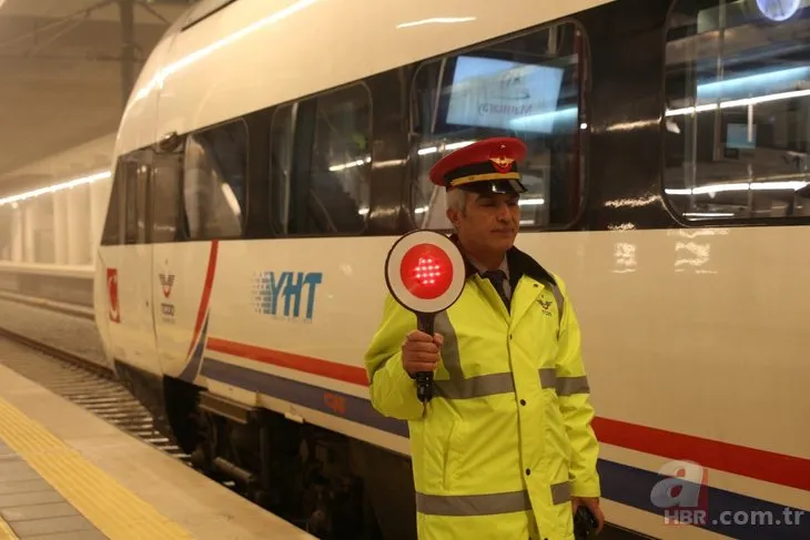 Tarihi an! Yüksek hızlı tren ilk defa Avrupa Yakası’na geçti