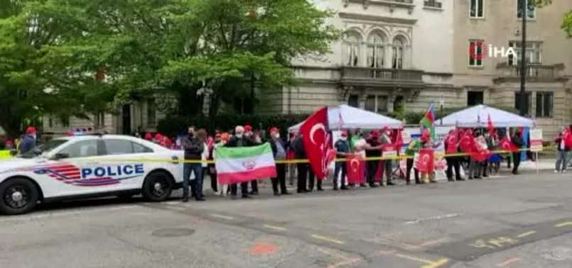 ABD’deki Türk vatandaşlar sözde soykırım iddialarını protesto etti