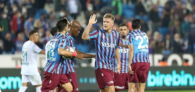 Trabzonspor’da gollere 3 oyuncu damga vurdu