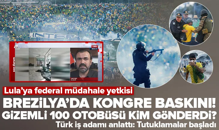 Brezilya’da Kongre binasına baskın!