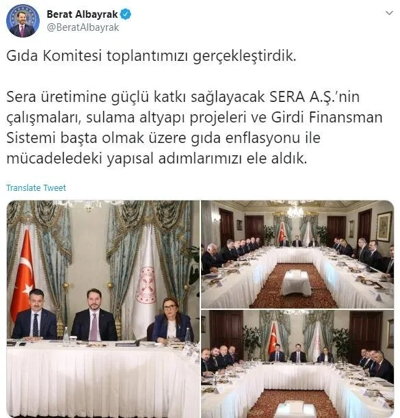 "Gıda Komitesi" toplantısında gıda enflasyonu ile mücadele ele alındı - 1