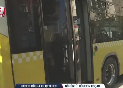 İETT otobüsü börekçi dükkanına girdi