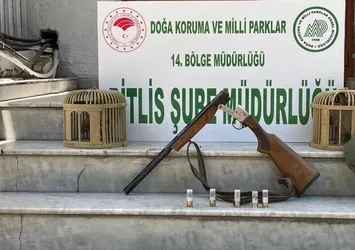 Bitlis'te keklik yakalayan kişiye 36 bin 412 lira ceza uygulandı