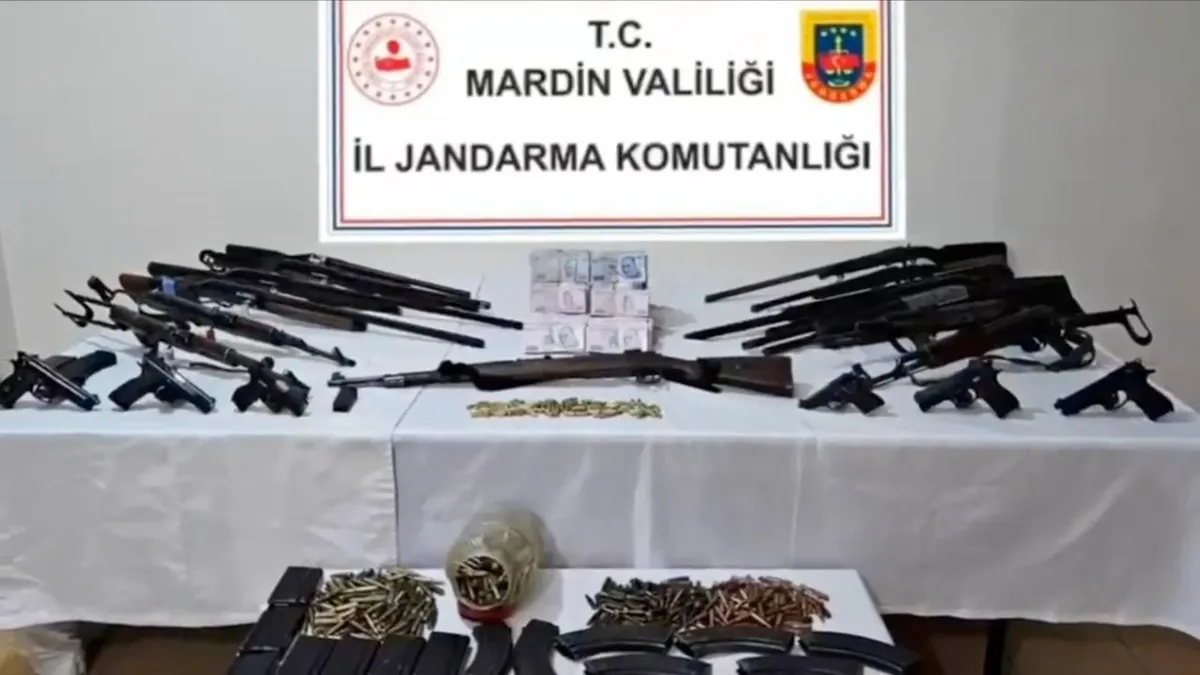 Mardin'de organize suç örgütüne operasyon!