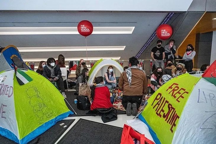 ABD üniversitelerinde Gazze protestosu: Filistin yanlısı öğrencilerin eylemleri yayılıyor