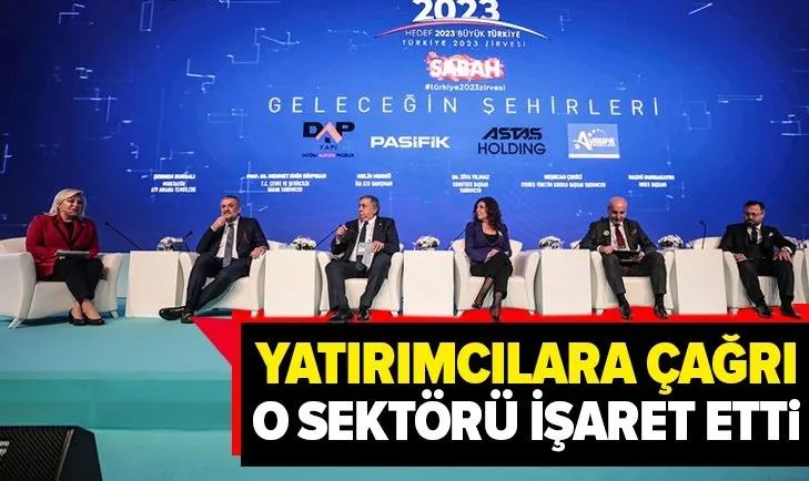 Bakan Yardımcısı o sektörü işaret etti! Yatırımcılara flaş çağrı yaptı...