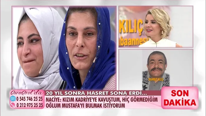 Kadriye Güzel hiç görmediği annesine 20 yıl sonra Esra Erol’da kavuştu - 2
