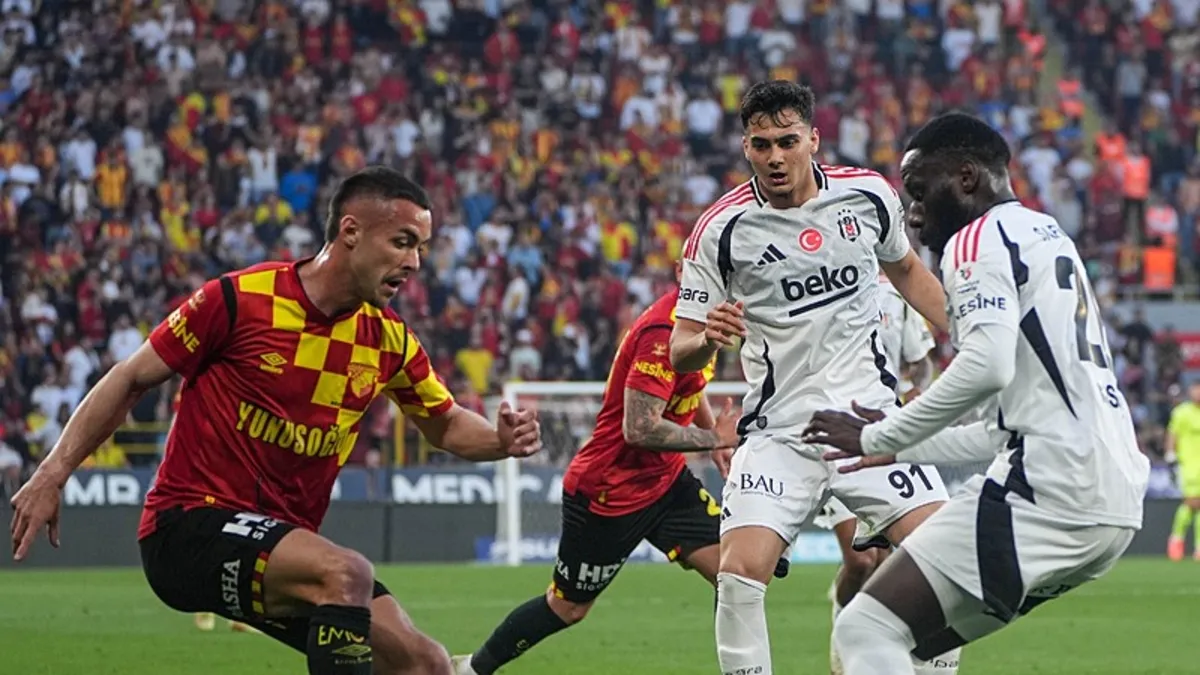 Göztepe-Beşiktaş mücadelesi 1-1 berabere kaldı