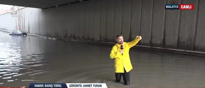 Malatya’da sağanak sonrası sel! Taşkınlar yaşandı araçlar suya gömüldü