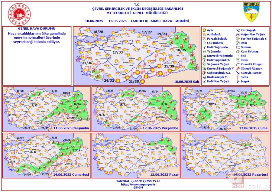 Yaz kavurucu başladı! 41 derece sıcaklık geliyor: Meteoroloji uyardı! İşte 10 Haziran'da il il hava durumu 3
