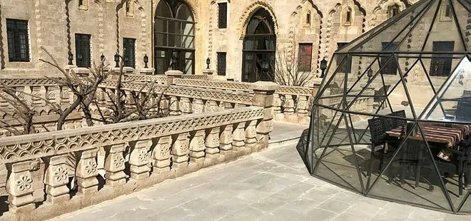 Mardin’de 1400 yıllık otelde külün gübre olarak kullanıldığı yakıt sistemi