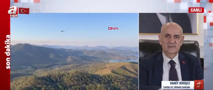 Marmaris’te yangın neden çıktı? Tarım ve Orman Bakanı Vahit Kirişci son durumu A Haber’de anlattı