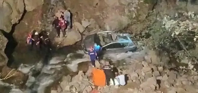 Trabzon’da otomobil uçurumdan yuvarlandı: 1 ölü, 2 yaralı