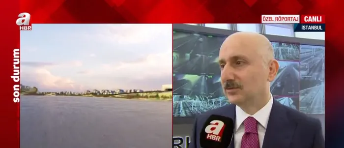 Son dakika: Avrasya Tüneli nasıl izleniyor? A Haber tünelin kalbinde! Ulaştırma ve Altyapı Bakanı Adil Karaismailoğlu A Haber’de anlattı