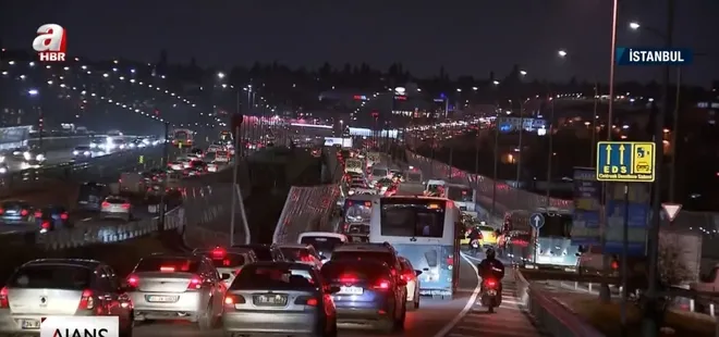 İstanbul'da trafik çilesi katlanıyor