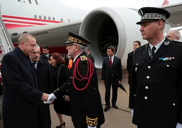 Başkan Erdoğan Fransa'ya geldi