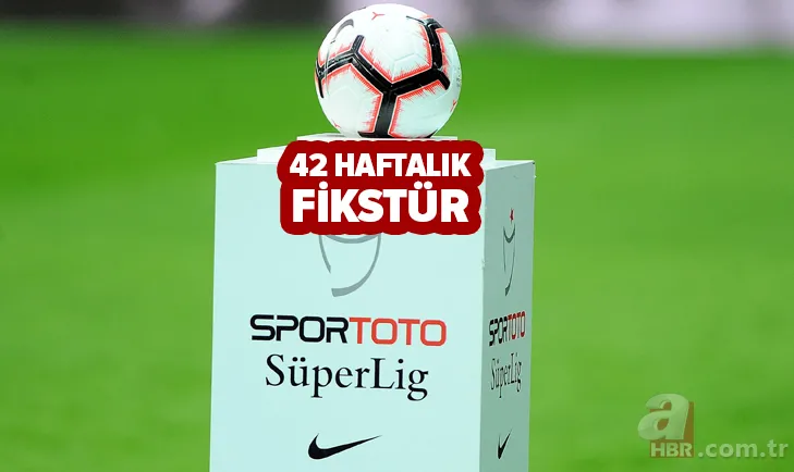 Süper Lig'de 2020/2021 sezonunun 42 haftalık fikstürü belli oldu! İşte Süper Lig'in 42 haftalık fikstürü 1